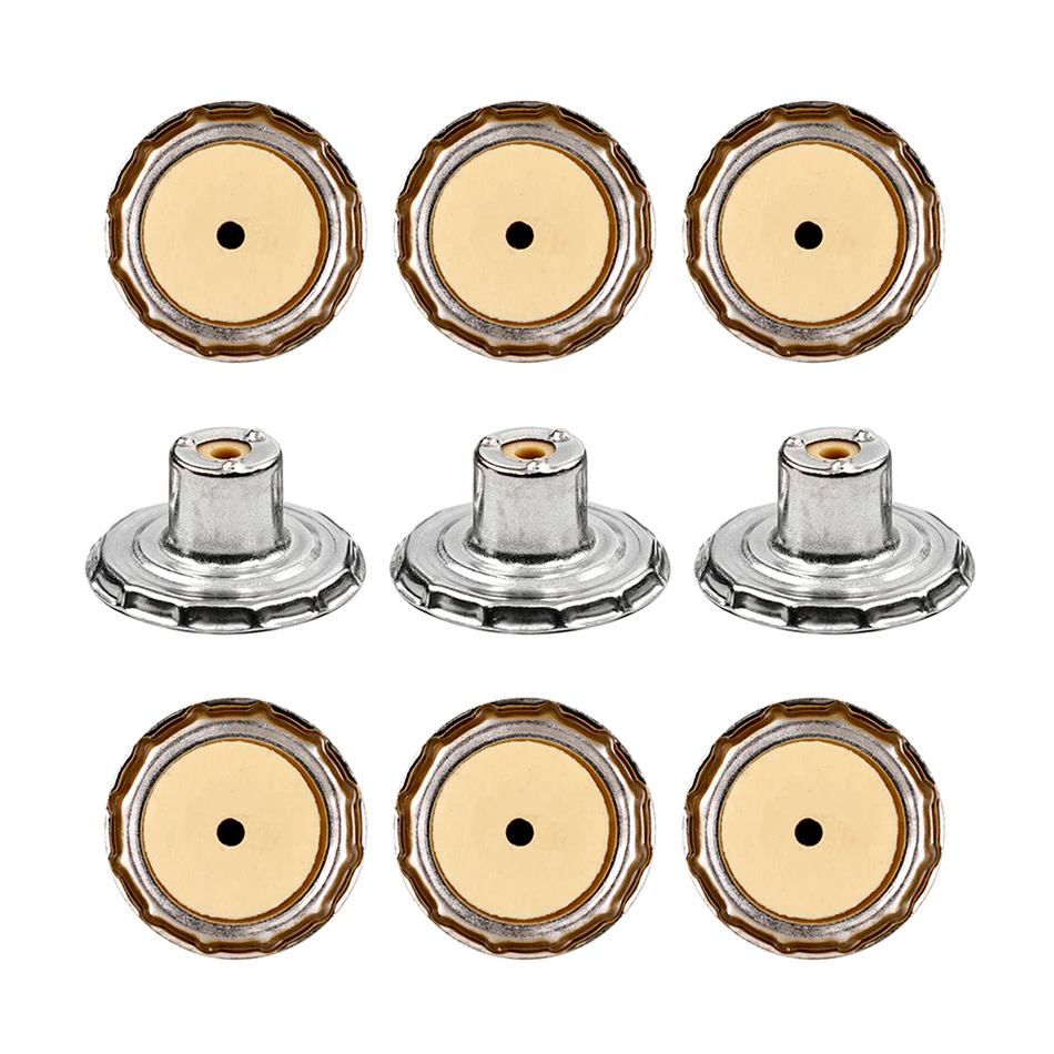 Wholesale Jeans Fixing Button With Plastic Core Stainless Steel Button For Clothes Denim Custom Letter And Logo Jacket Button