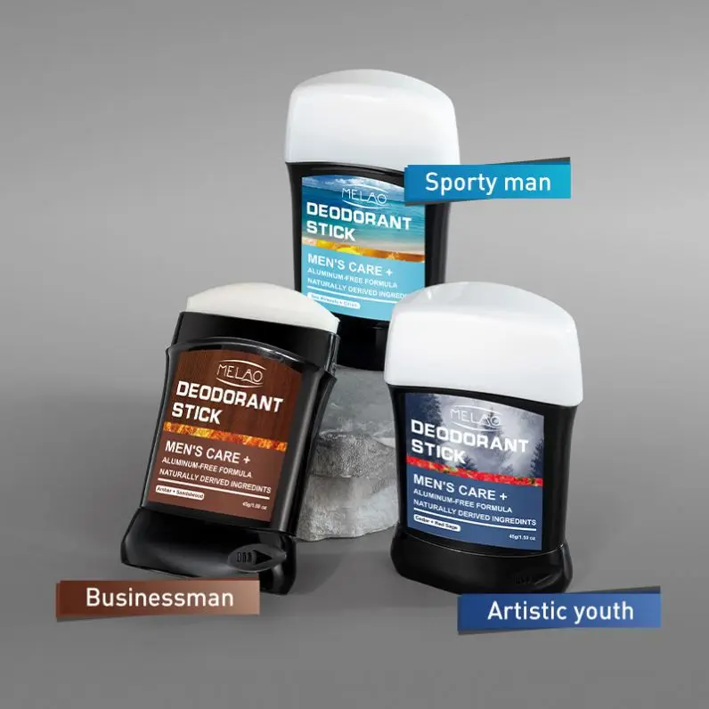 OEM/ODM MELAO Antiperspirant Deodorant Homme Total Fresh Without Stickiness Aluminum Free Fragrances Deodorants Wholesale