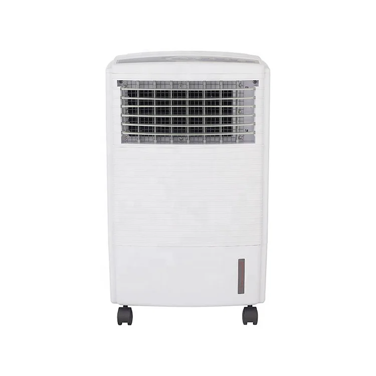 Cheap price full plastic colourful 3 speed 10L evaporative air cooler portable