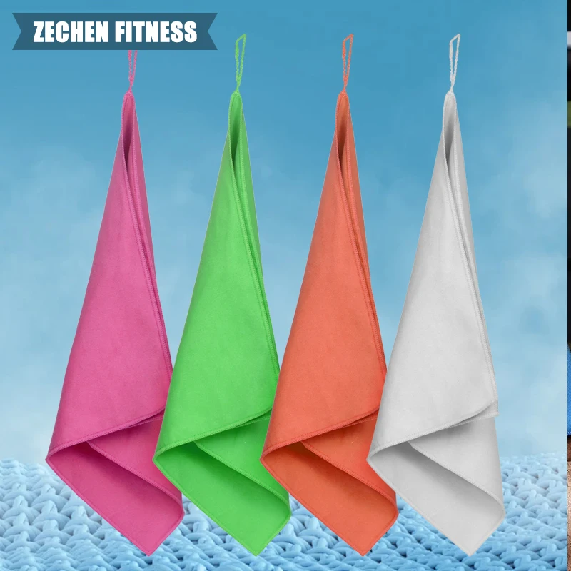 Zechen Fitness Towels, Microfiber Sports Towel for Men and Women, Lightweight Gym Towel with Super Soft and Fast-Drying
