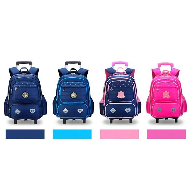 
Chinese manufacturers direct sales trolley bag school children trolley school bags 