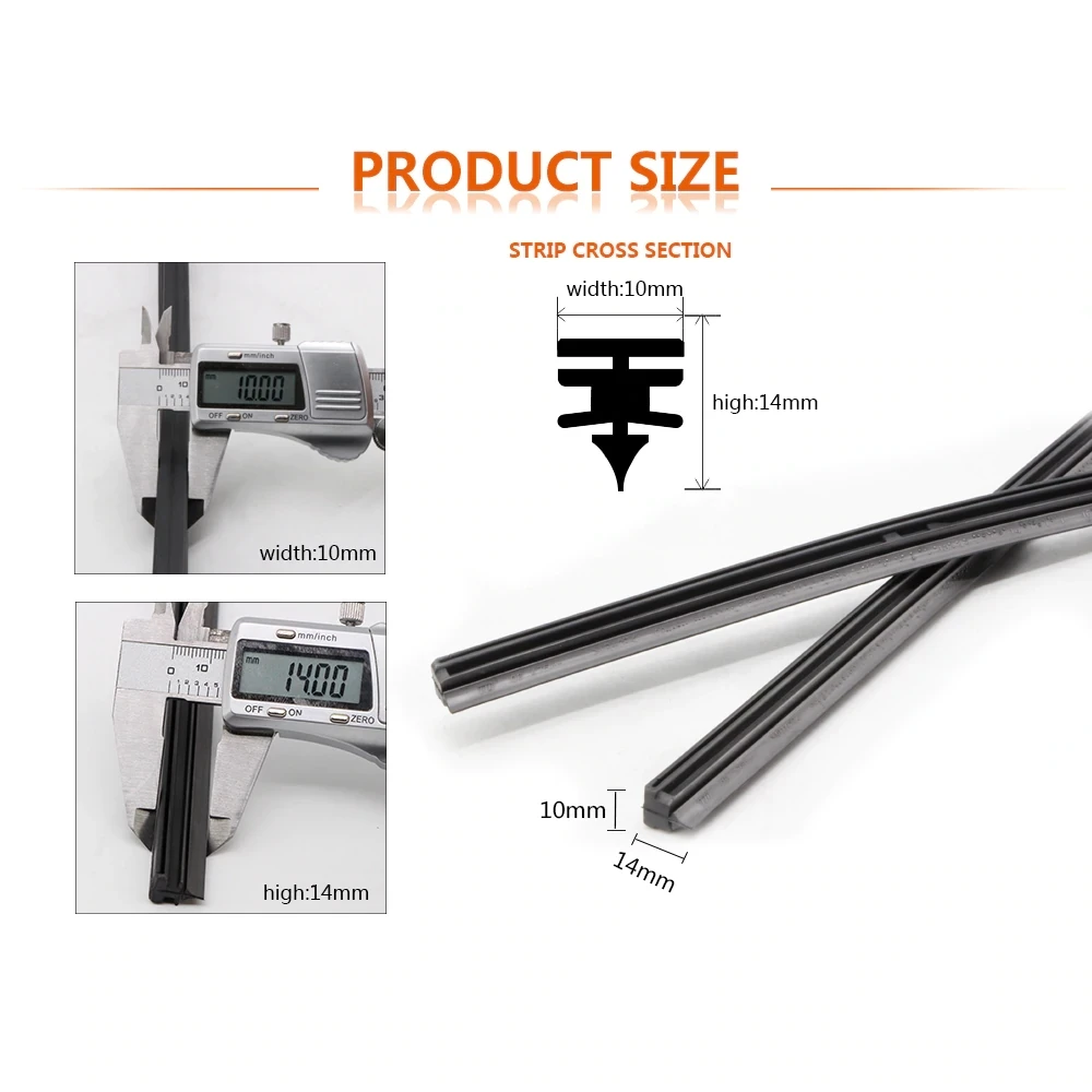 2024 KCTION Best-Selling Accord Wiper Rubber Made in China | High-Performance Wiper Blade Rubber Wholesale
