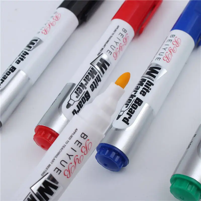 4/6/10/12 colors white board custom logo maker pen whiteboard marker erasable glass ceramics Industrial marker pen set