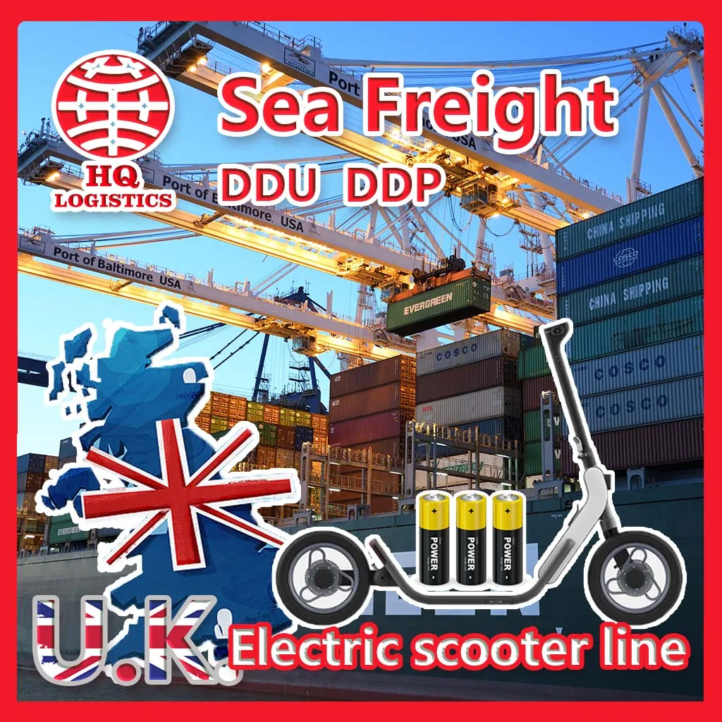 Electric Scooter Dropshipping Agent Shipping FBA Amazon Freight Forwarder to London UK