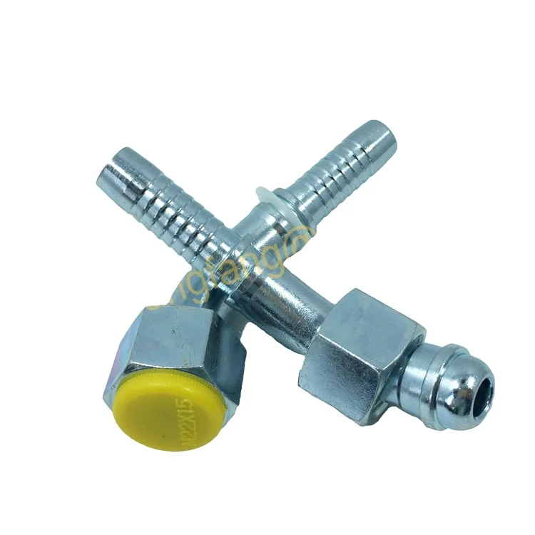 Great Durability SAE Braided Hose Fitting Iron Zinc-Plated 90 Degree Hydraulic Reducing Shape Forged Technics BSP Composed Steel