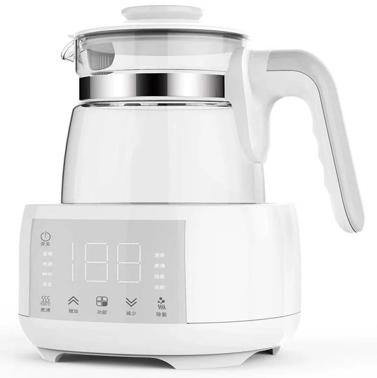China Factory Electric Baby Kettle Heated 2 in 1 Smart Thermostat Baby Kettle Milk Modulator With Temperature Control