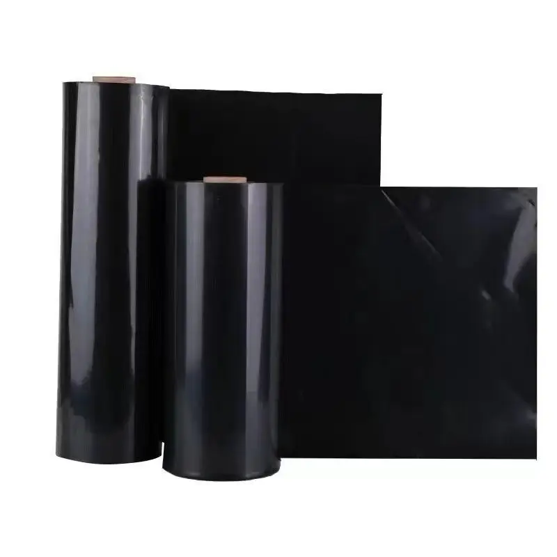 Высокое качество 2 мм HDPE геомембранный вкладыш для бассейна черный и белый 100% чистый материал подводка пруда