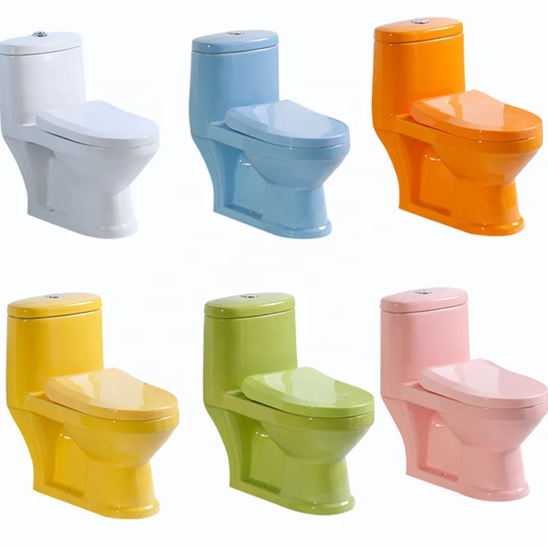 
Fashion Design KD-K001T cute children colored one-piece toilet wc kids toilet seat 