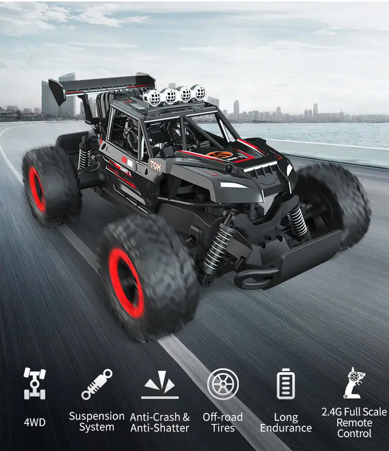 Q102 1/16 RC Remote Control Car Drift Drift Racing Car Toy Drift Electric Toy 36KM/H High Speed 2.4G Off-Road Racing Race Models