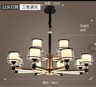 Chandelier duplex building villa hollow hall crystal lamp hotel lobby LED luxury lamps