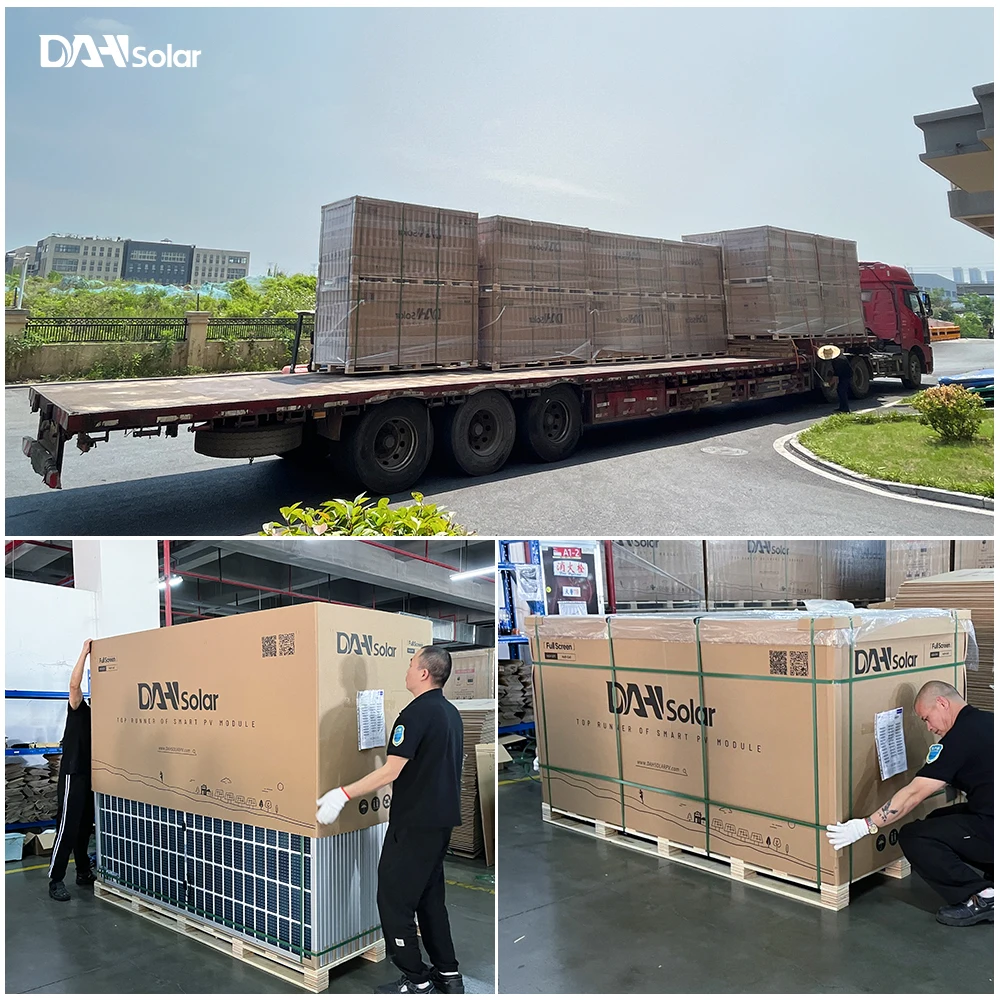 DAH Solar TOPCon N Type Trina Solar Module 600w 605w 610w 615w 620w 625w 630w Double Glass Panel Solar