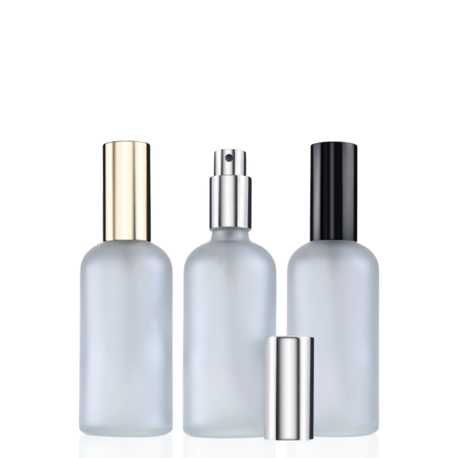 Empty Frosted Glass Spray Bottle 100ml Perfume Atomizer Fine Mist Spray