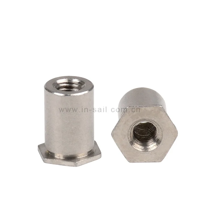 Standoffs For Sheet Metal Fixed Hex Head Nuts Self Clinching Fasteners Rivet Nuts For Board