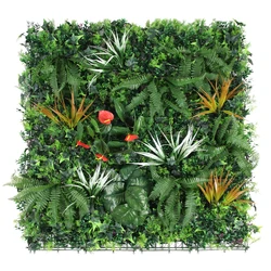 Pq12 100*100cm Garden Decor Boxwood Hedge Artificial Green Foliage Panel Plant Grass Wall