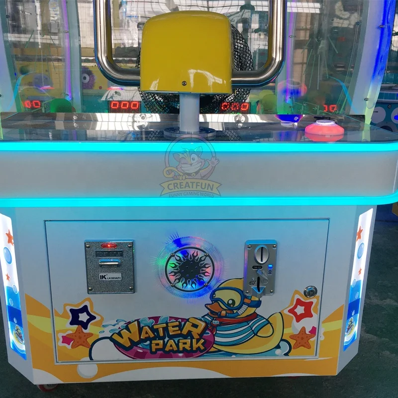 Coin-Operated Duck Shooting Game Machine Water Park Arcade Simulator for Kids Aged 3 6 8 Years EU Plug
