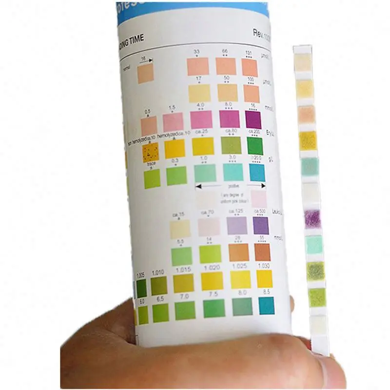 Portable 11-Parameter Urine Test Ketone Test Strip Results Reading Keto Urinalysis Reagent Strips