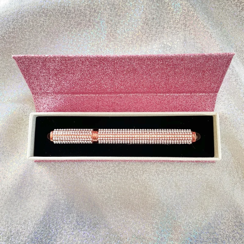 Custom glitter lashglue pen eyeliner adhesive private label waterproof clear magnetic eyeliner glue pen for mink lashes
