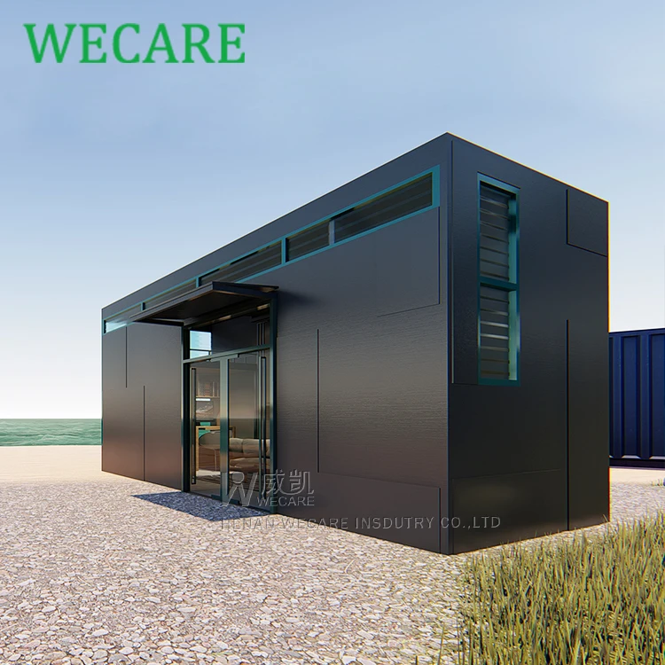 
20 foot prefab home one side expandable container house for sale USA 