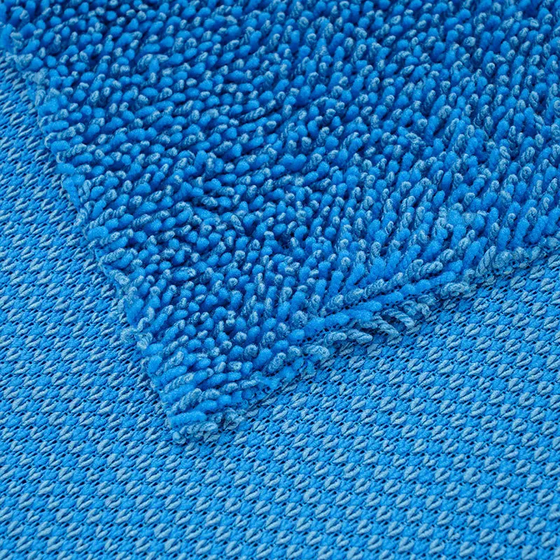 Microfiber Braids Twist Pile Cloth Mop Cleaning Fabric