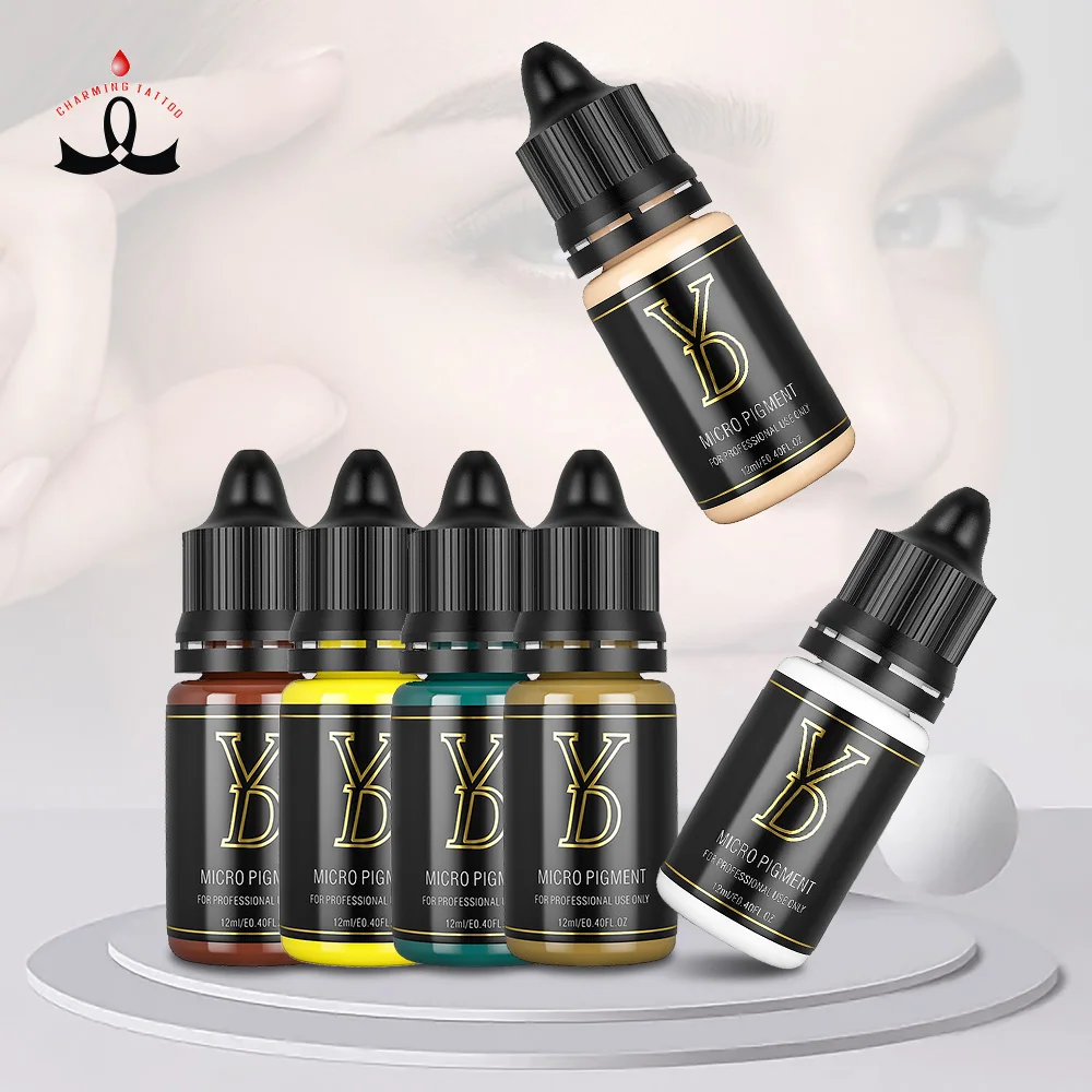 YD Best Tattoo Ink Permanent Makeup Color Pigment Liquid Lips Tattoo Pigment Ink Manufacturer