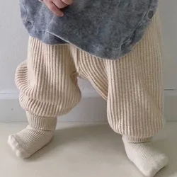 Boy Baby Pants Winter Baby Thicken Cotton Boy Baby Big PP Pants Loose Autumn Harem Fall Girls Trousers
