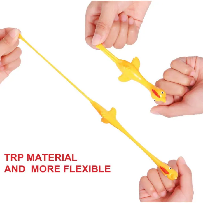 Novelty Toys Rubber Sling Shot Chicken Stretch Flying Turkey Finger Slingshot stress relief fidget pop toys