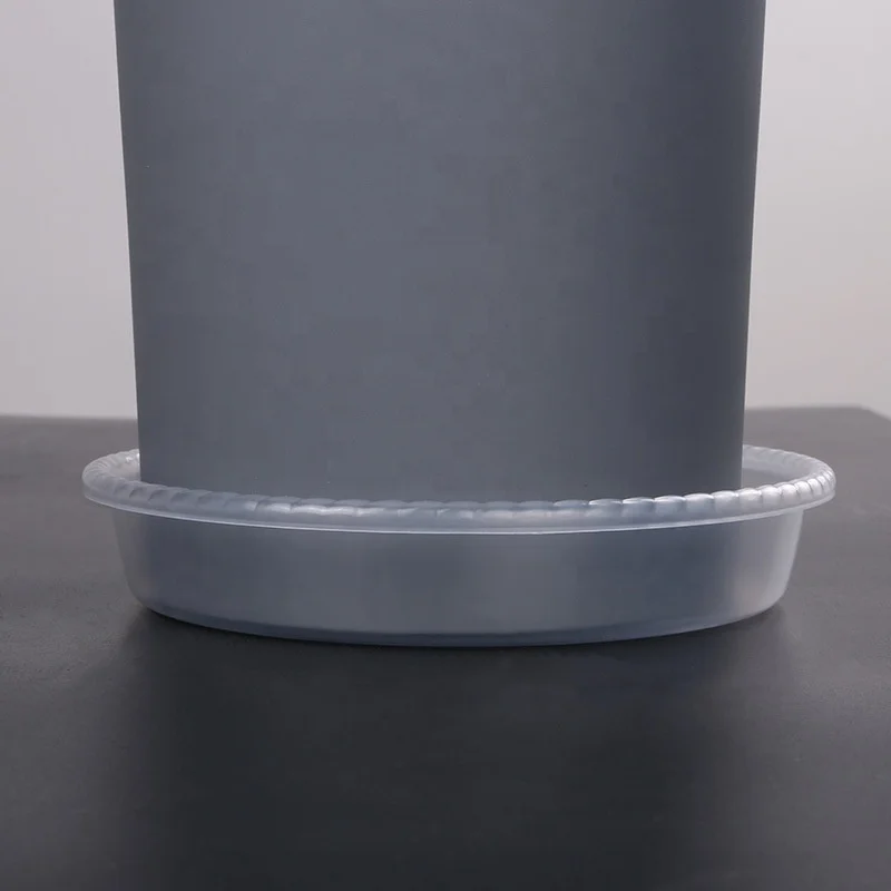 garden supplies clear plastic flower pot tray potted flower base tray transparent water receiving tray saucer