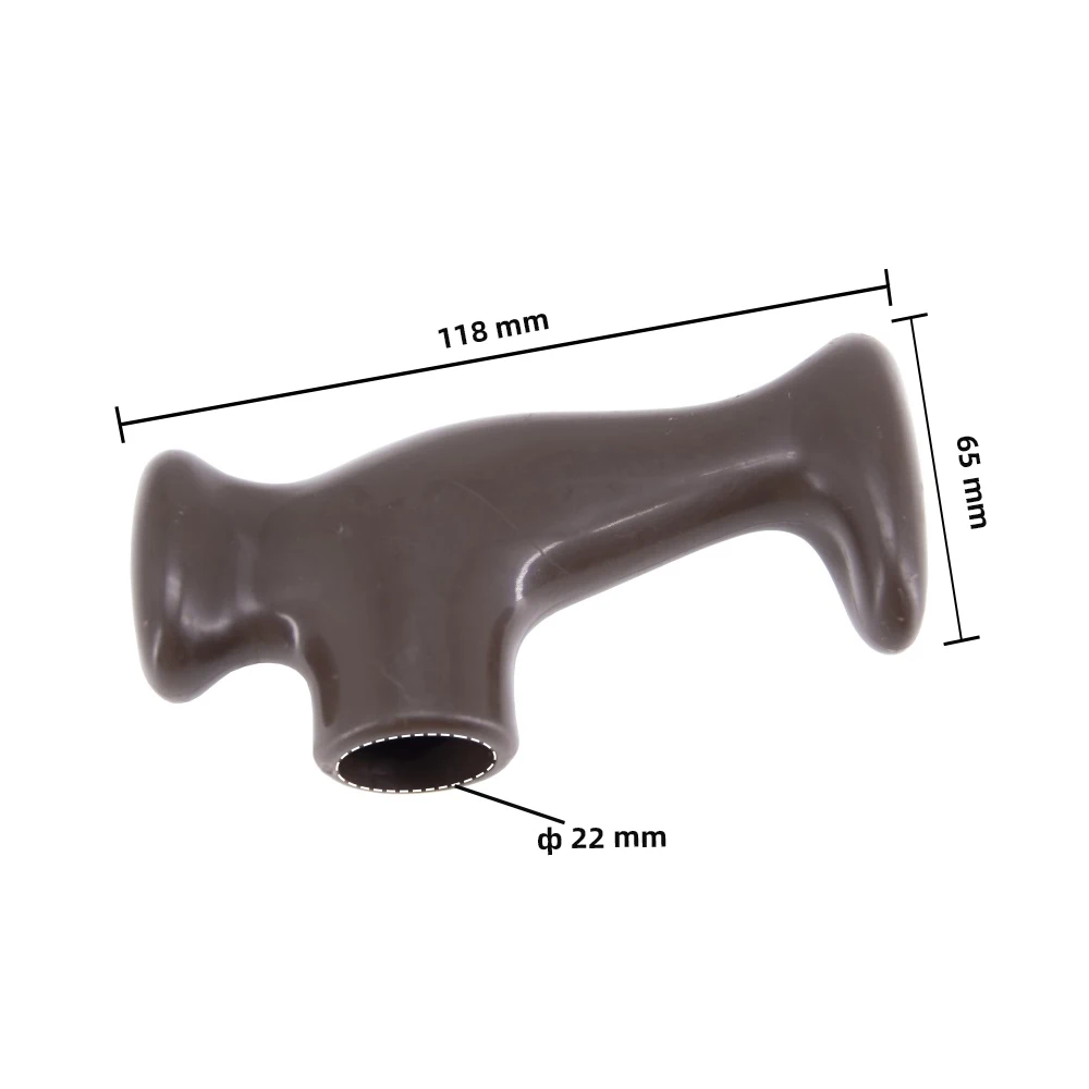 22mm Pp Black Crutch Handle Walking Stick Handle