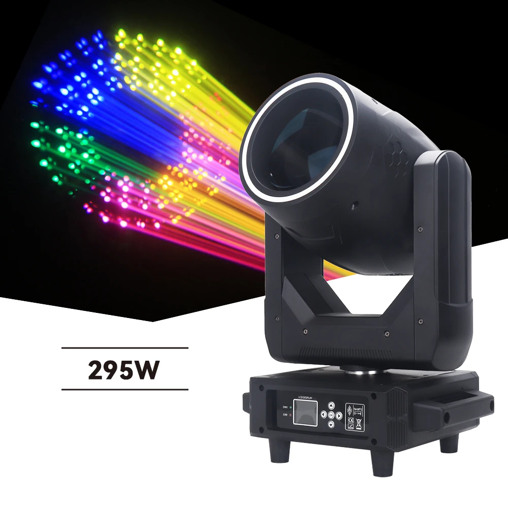 Dj Sharpy Beam 14r 295w Double Prism Spot Beam Light Cabeza Movil 295 Moving Head Stage Light For Event Club Bar
