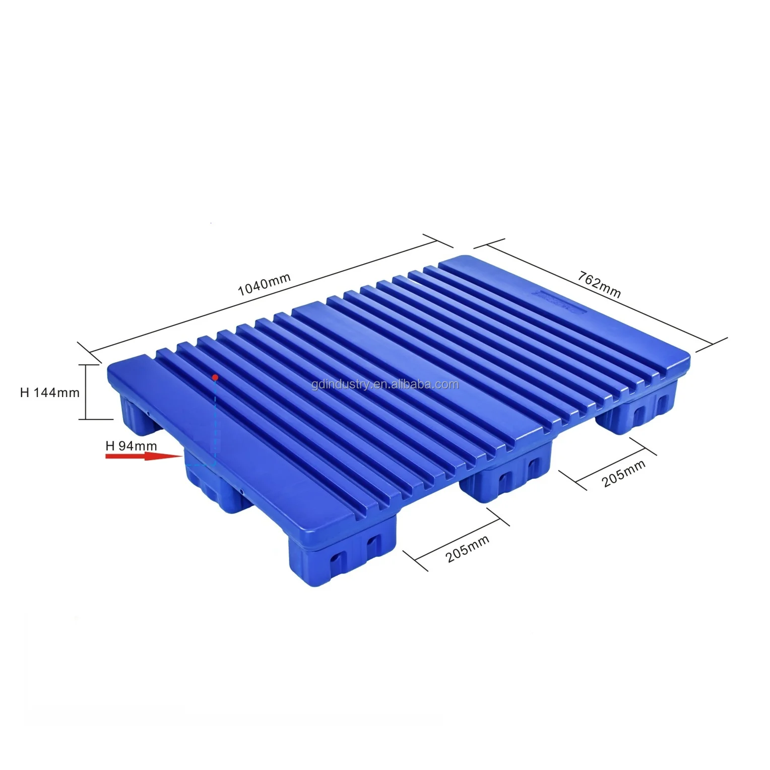 Nine Feet Three Feet Plastic Pallet