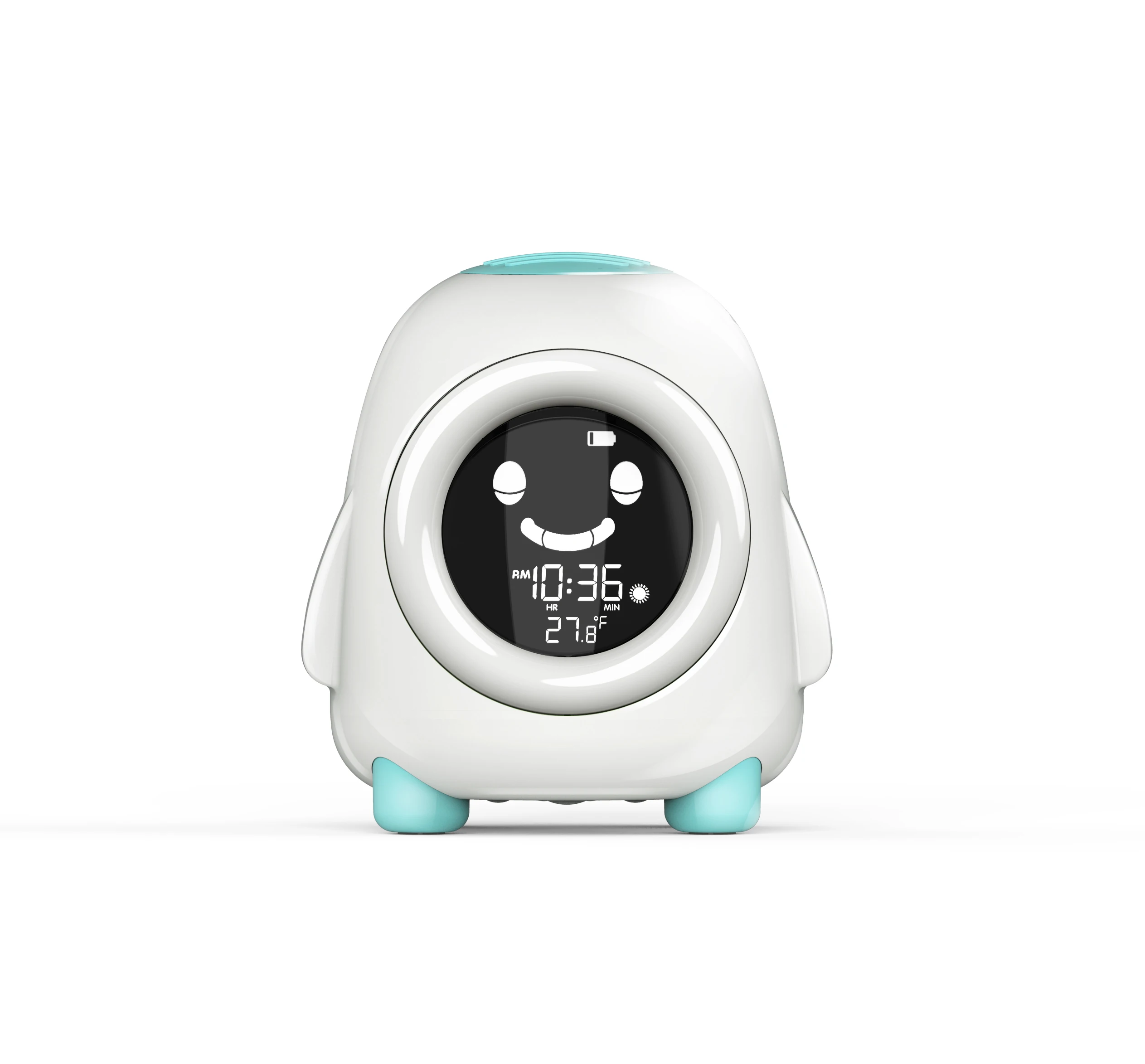 New sleep training ok to wake up kids alarm clock with colorful lights for bed room