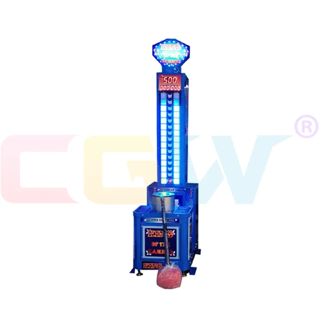 CGW Punching Bag Arcade Game Machine Redemption, Automatic Boxing Machine Big Punch With Balls/Tickets Out