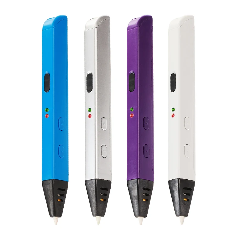 Slim Design Hot Sale 3D Printing Pen for Diy Tool Digital Printer Multi Color Printing 1 Year,1 Year Plastic Material Multicolor