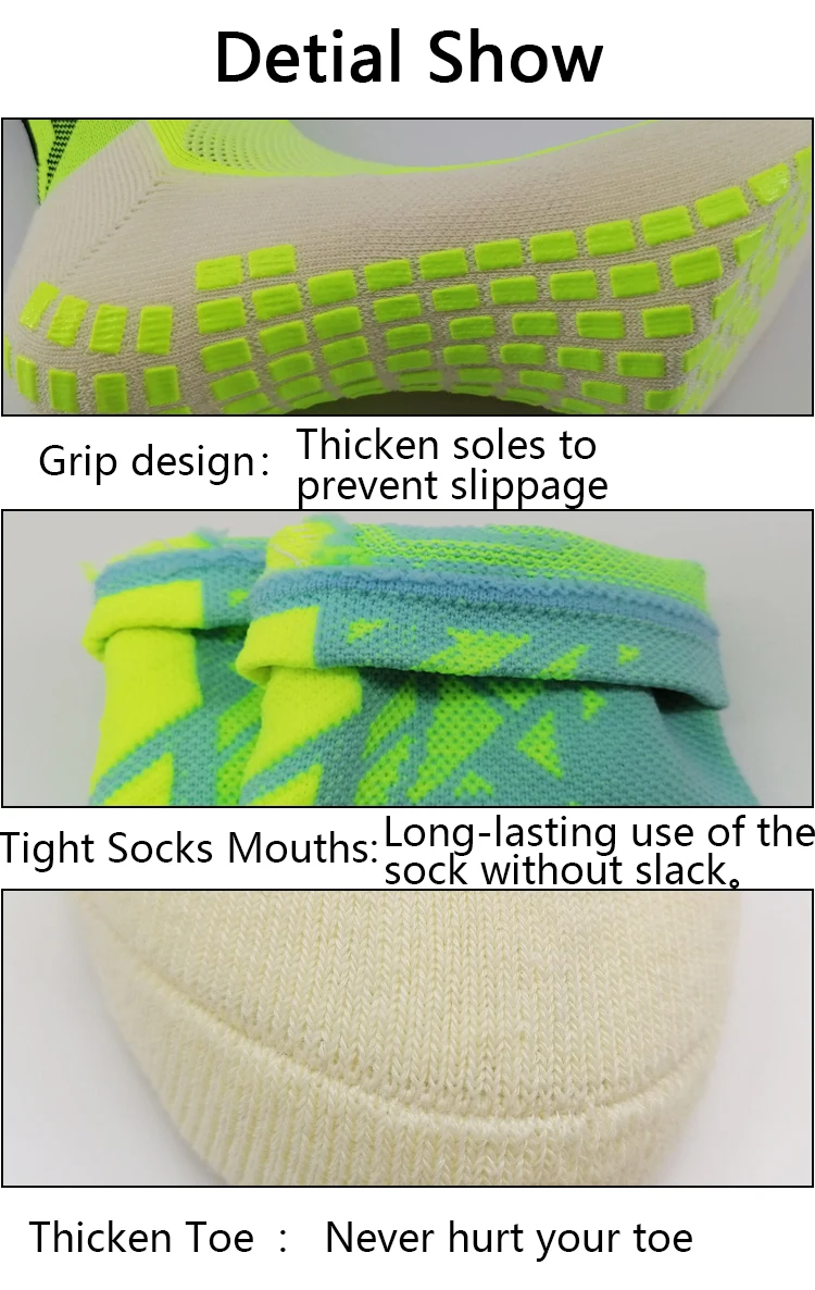 Wholesale Athletic Anti Slip Socks Colorful Men Short Crew Long Sport Soccer Football Grip Socks