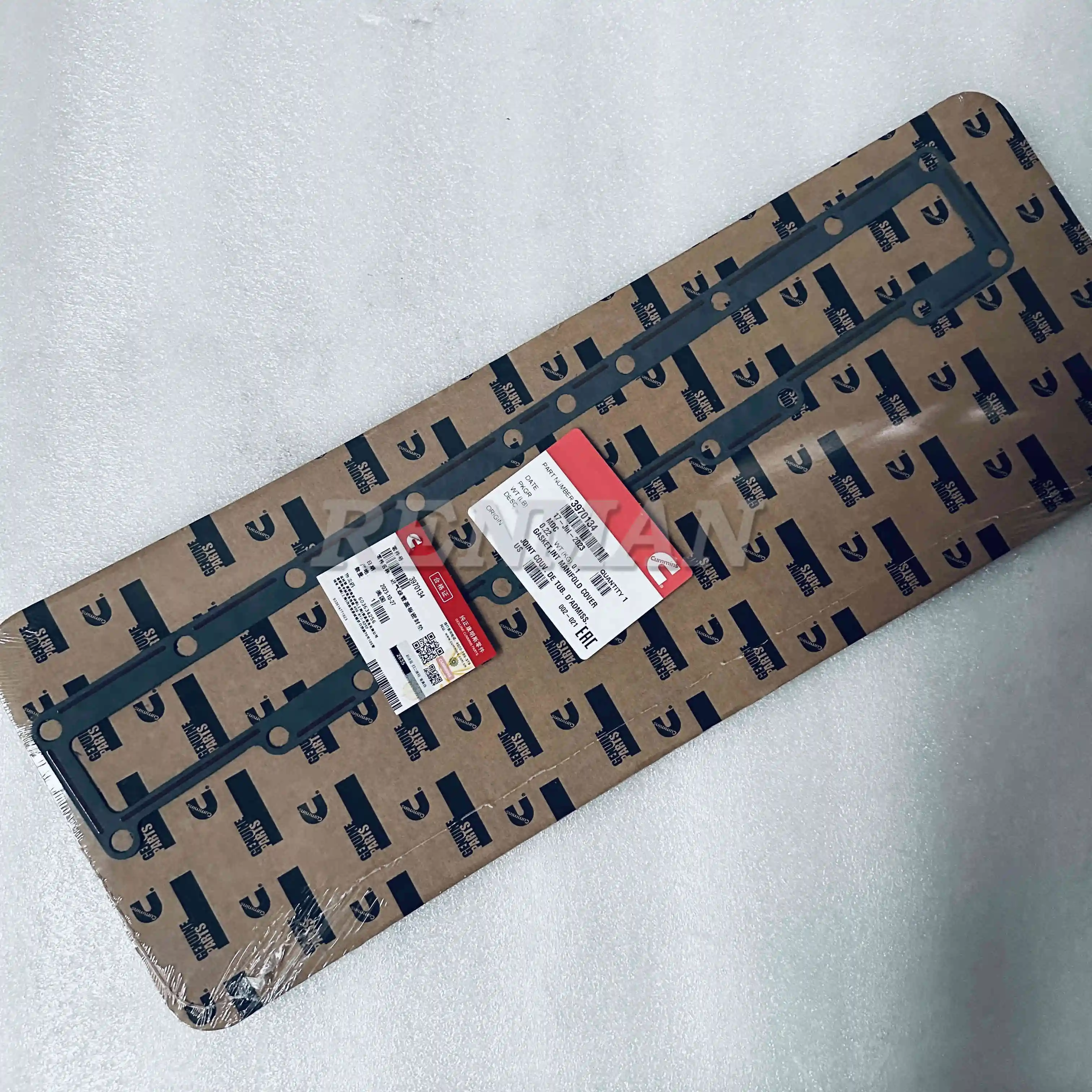 6L 6CT ISLE Cummins intake manifold cover gasket 3970134