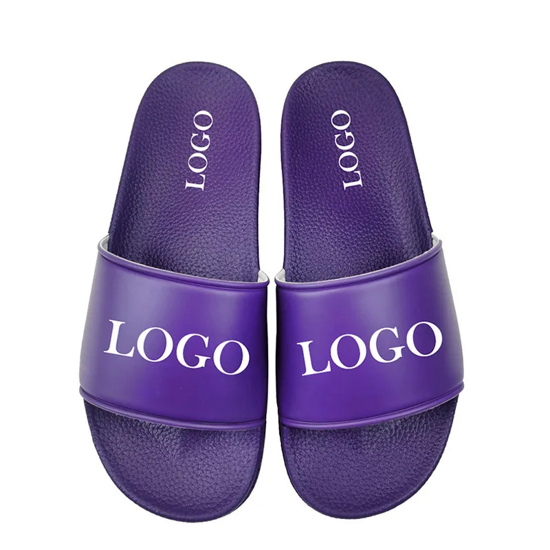 Custom Wholesale Fashion Unisex Printed Slides With Strap Custom Mink Slides Adult Slides Custom Slipper Footwear