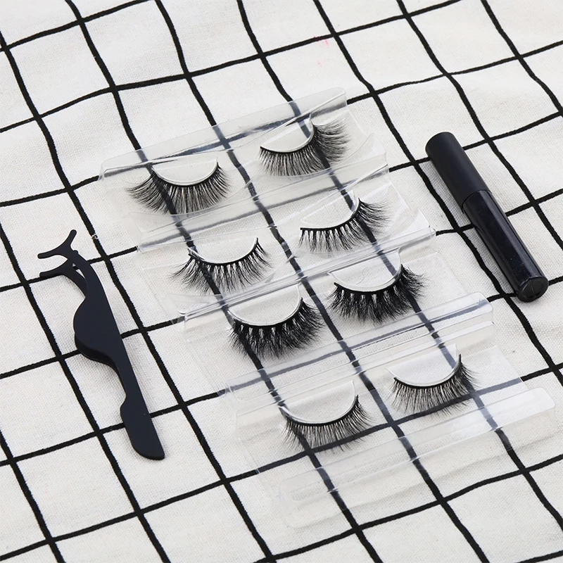 Qingdao lash manufacturer Innovative Design Premium 3d faux mink eyelashes Private Label fake lashes mink silk eyelashes