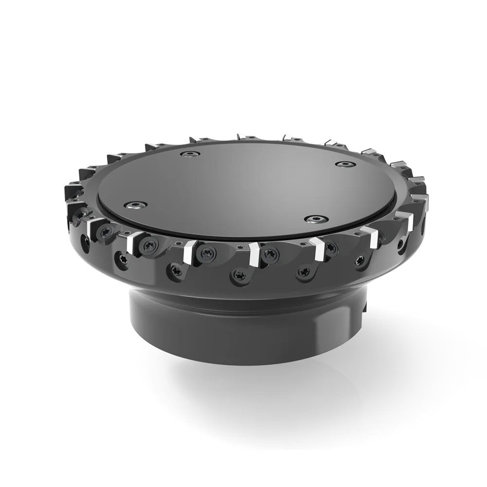 Worldia  FMP-SD Indexable Milling Cutters FMP080SA27-SD07-10  with SDHN PCBN inserts with 4 cutting egdes