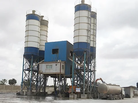 High Quality Hzs180 Fixed Concrete Mixing Equipment 180m3/h Moving Concrete Mixing Plant