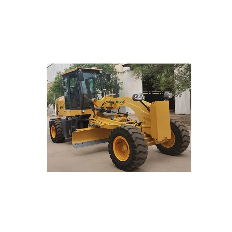 NIVO PY120V 120hp mini Motor Grader with middle blade or front blade, rear ripper or parts optional
