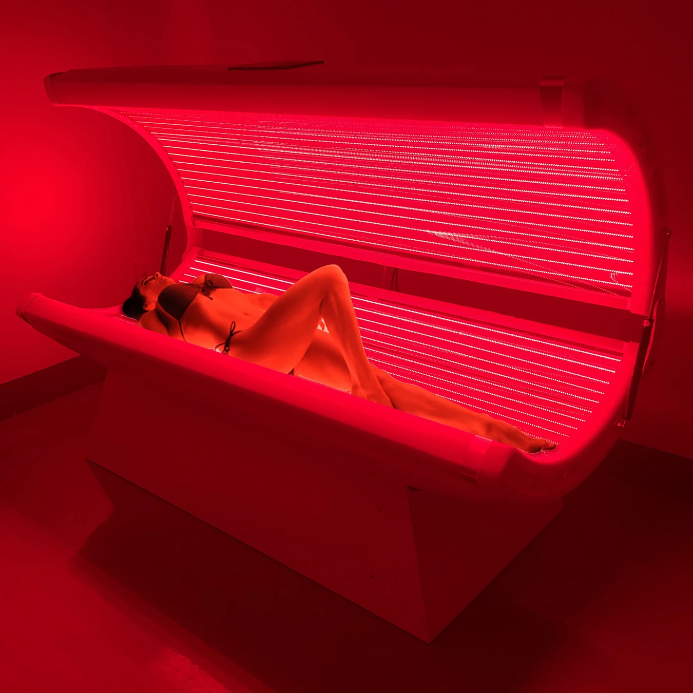 Suyzeko 3500W Big Lamps Red Light Therapy Bed for Skin Beauty Infared Light Therapy Bed