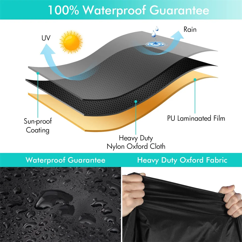 BEELAND Large Lawn Patio Sofa Cover Waterproof Outdoor Couch Cover Outdoor Loveseat Cover