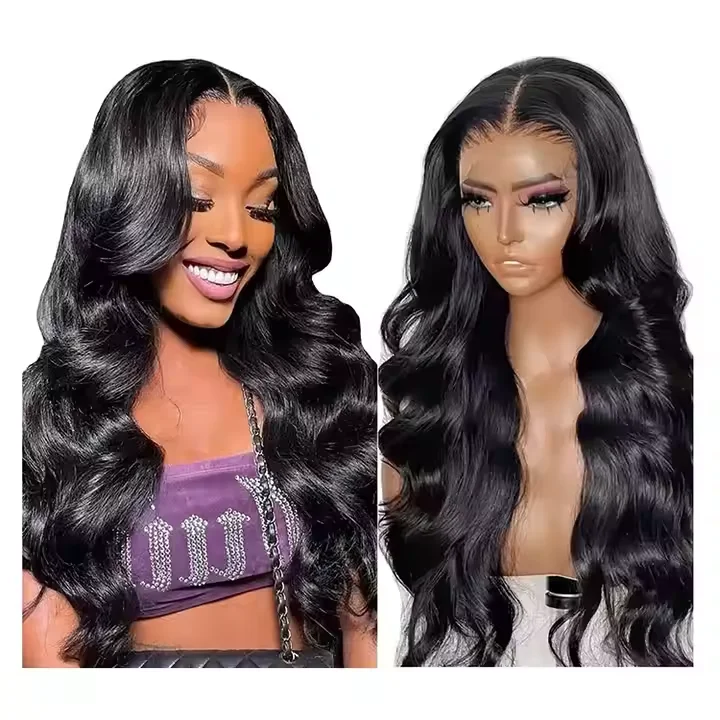 13x4 13x6 Human Hair Body Wave Glueless full Lace frontal Wigs Brazilian Women Human Hair HD Lace Front Wig Factory Wholesale