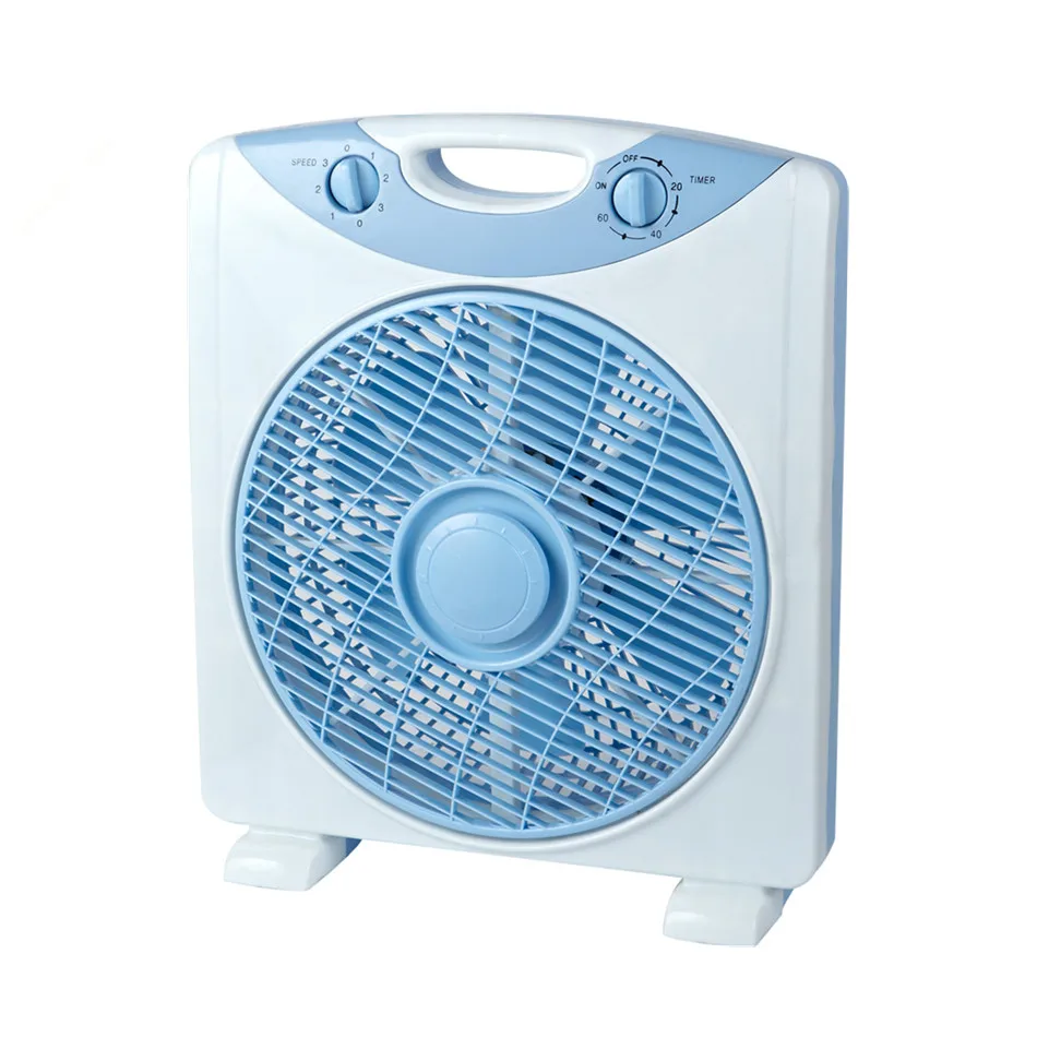 10 '12' маленький пластиковой квадратной коробки настольный вентилятор с 60 минут таймером