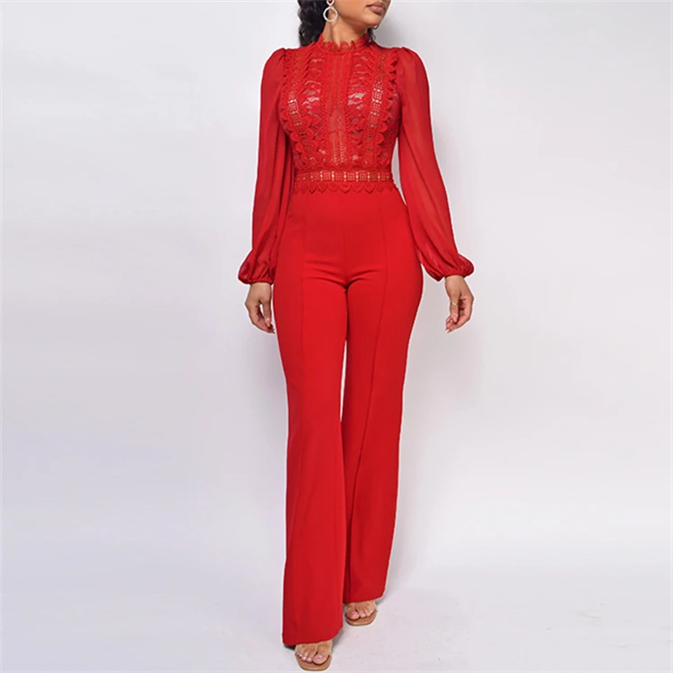 Elegant Lace Long Sleeve jumpsuits elegant jumpsuits for women