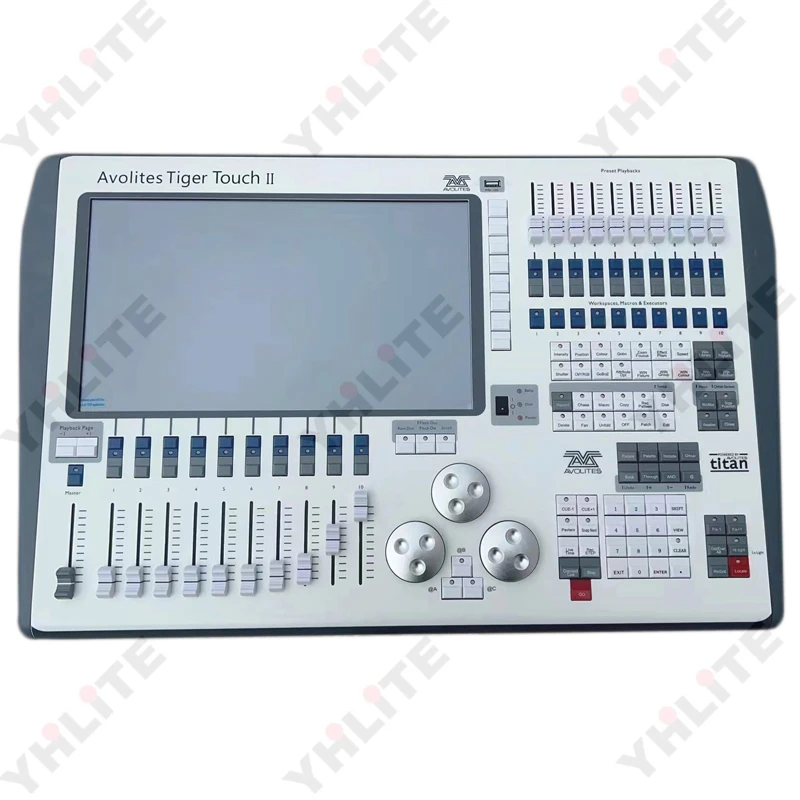 Tiger touch 2 контроллер с коннектором кодом времени SMTP DMX512 Контроллер tiger II Консоль