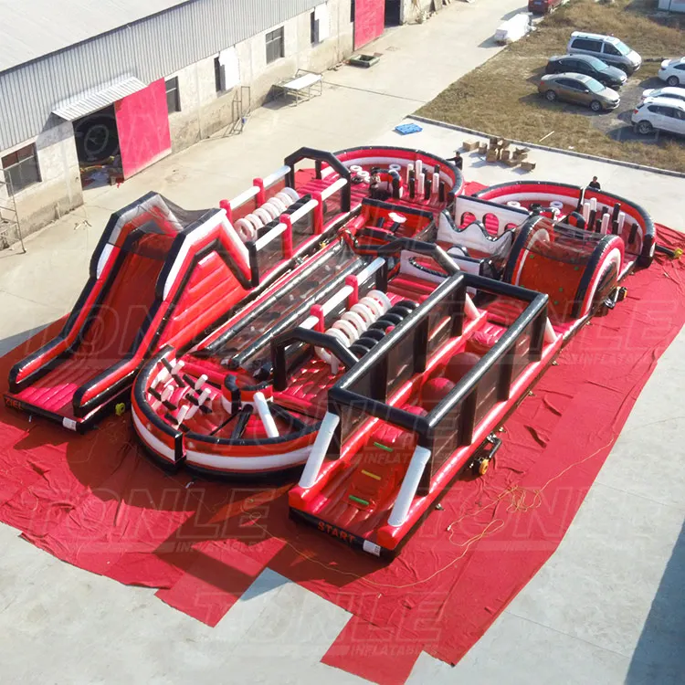 commercial adult inflatable obstacle course for sale