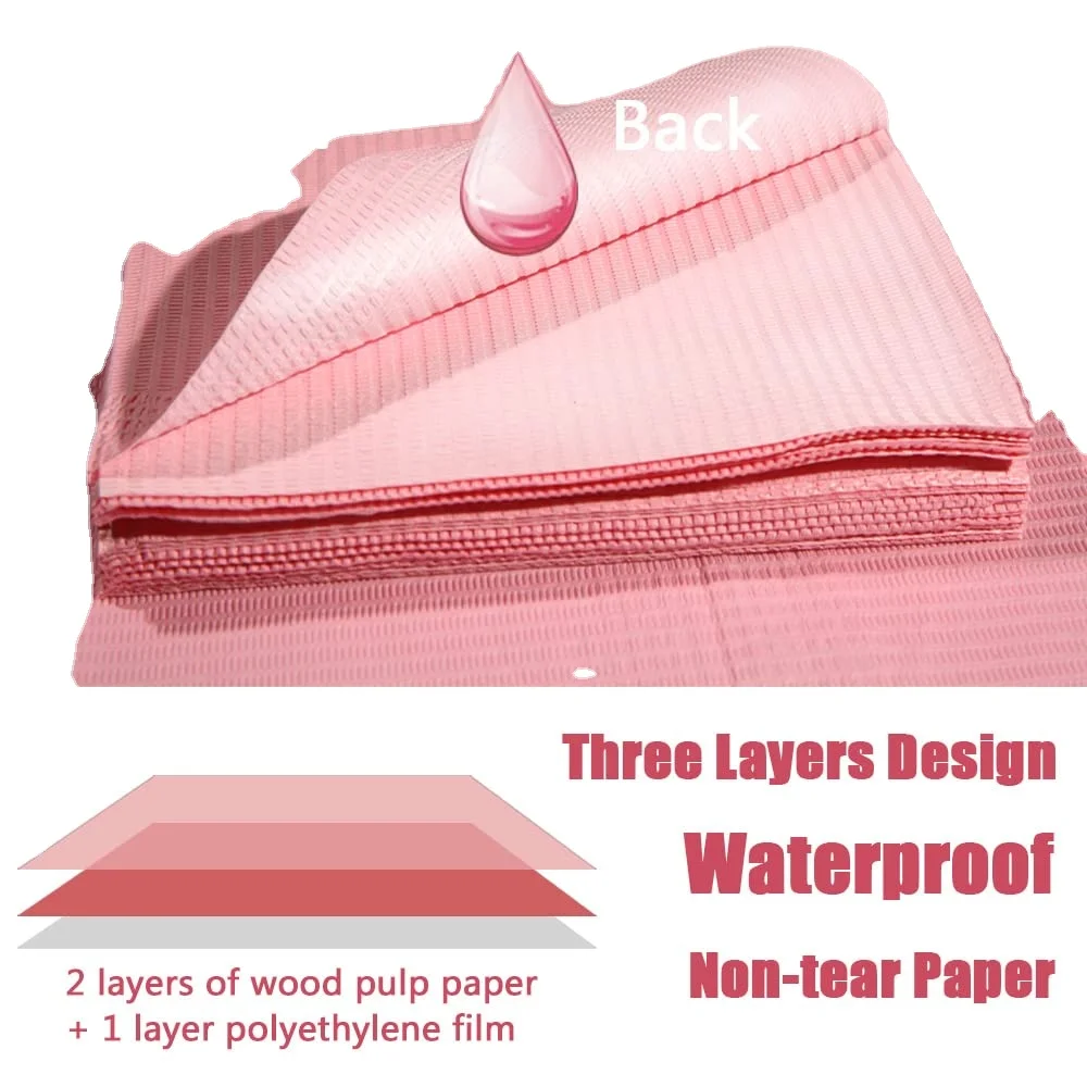 Manufacturer Composable 3 layer Medical Disposable Dental Bibs