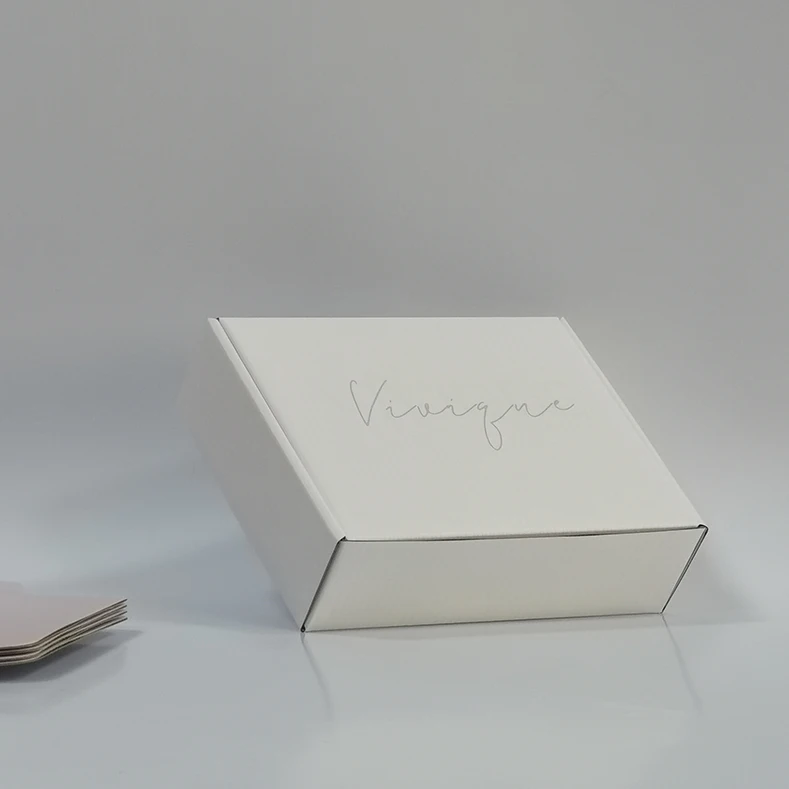
Recycled Mailer Carton Cardboard Packaging Biodegradable Small Paper Corrugated Shipping Box Custom Logo Print 