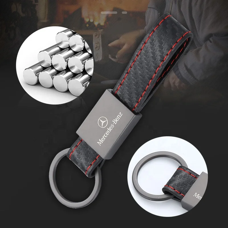 Custom logo zinc alloy pu keychain fancy keychain car brand keychain